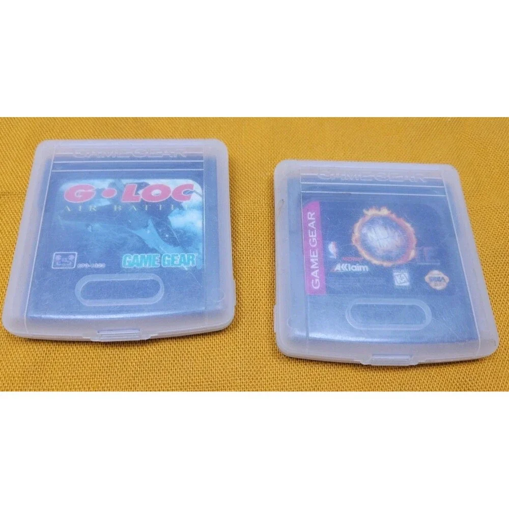 SEGA GAME GEAR games lot of 2 NBA Jam G-LOC tested working with cases